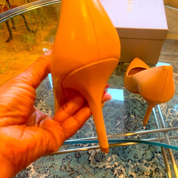 ✨Aerin✨ Caramel Fira-Calf Leather Stilettos - Picture 11 of 15